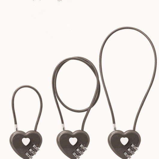 Candado de Amor Corazón de Durazno con Cuerda Larga - Image 6