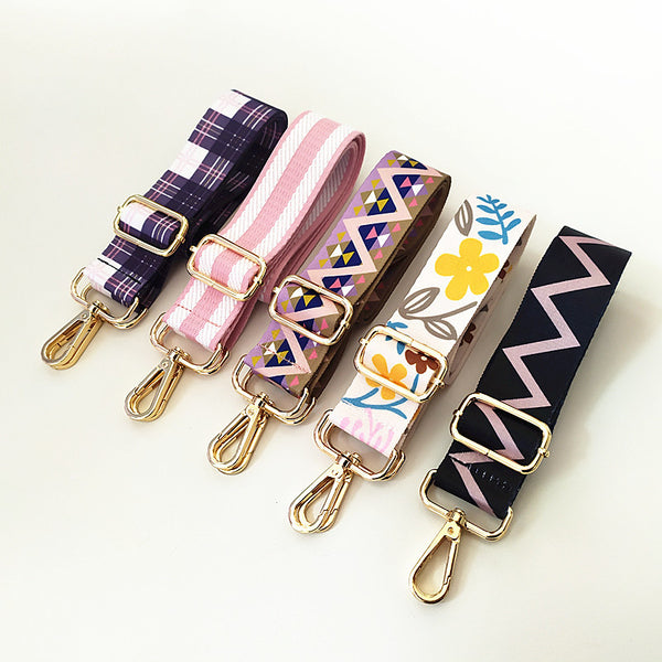 Correa Colorida Ancha para Bolso - Accesorio de Moda Versátil