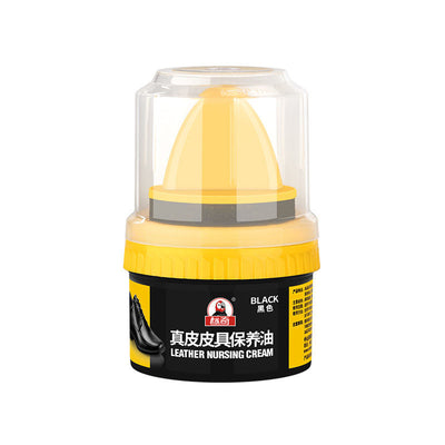 Crema Pulidora para Zapatos de Cuero con Lanolina - Esponja Aplicadora Incluida - Image 2