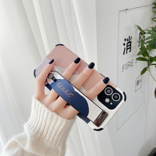 Funda de Celular Silicona Morandi con Correa de Muñeca - Image 4