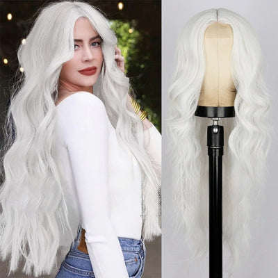 Peluca Frontal de Encaje Estilo Europeo y Americano para Mujer - Image 13