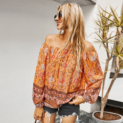 Camiseta Suelta Retro Estampada para Mujer - Image 10