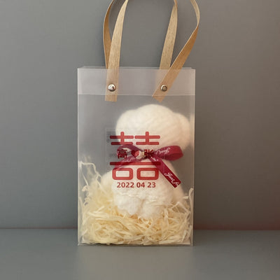 Toalla de Felpa Coral con Osito en Bolsa de Regalo - Image 17
