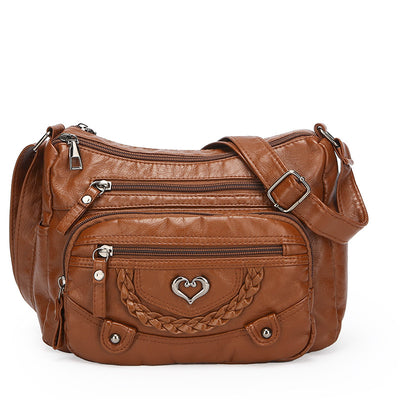 Bolso Mensajero Mujer Grande Multi-bolsillos Capacidad Premium - Image 8