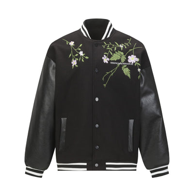 Chaqueta Retro Americana con Bordado Floral para Hombre - Image 7