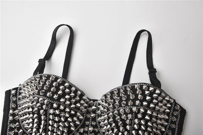 Sujetador de Tiras Finas con Cadenas Punk Artesanal - Image 9