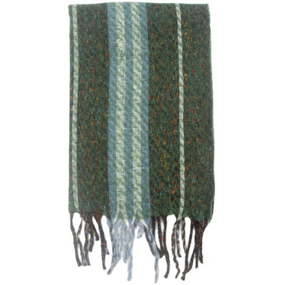 Pañuelo Rayado con Flores y Borlas Estilo Europeo Americano - Image 17
