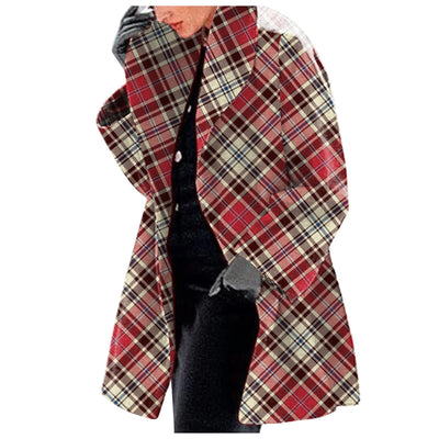 Chaqueta de Lana Estampada para Mujer - Image 7