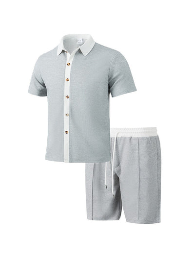 Conjunto de Vacaciones para Hombre: Camisa y Pantalones Cortos - Image 35