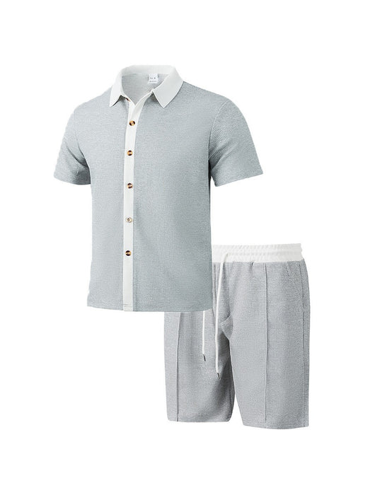Conjunto de Vacaciones para Hombre: Camisa y Pantalones Cortos - Image 35