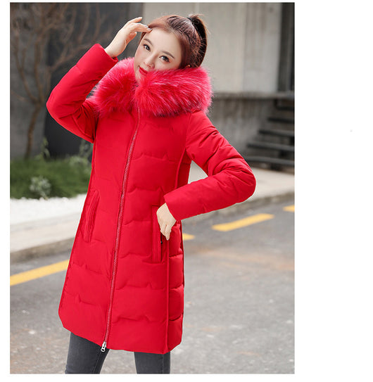 Chaqueta de Plumas con Cuello de Pelaje para Mujer - Image 10