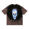 Playera Hip Hop Degradado Tie Dye con Detalles Rotos