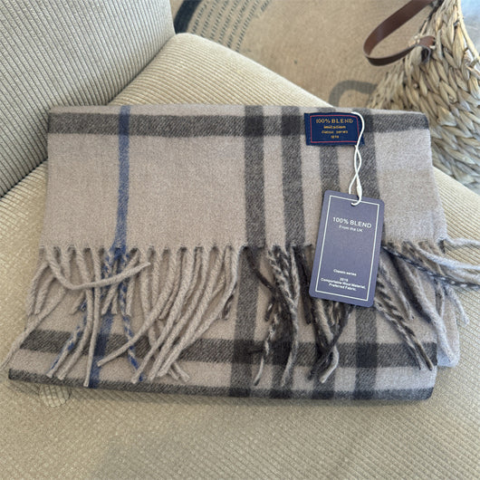 Bufanda Cuadros Lujo Cashmere Unisex - Image 13