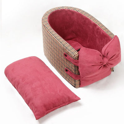 Cama Elevada para Mascotas con Soporte en Consola Central del Auto - Image 5