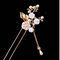 Perla Enrollada Flor Blanca