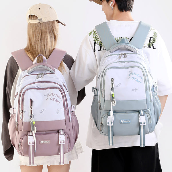 Mochila Escolar de Gran Capacidad Ligera y Moderna