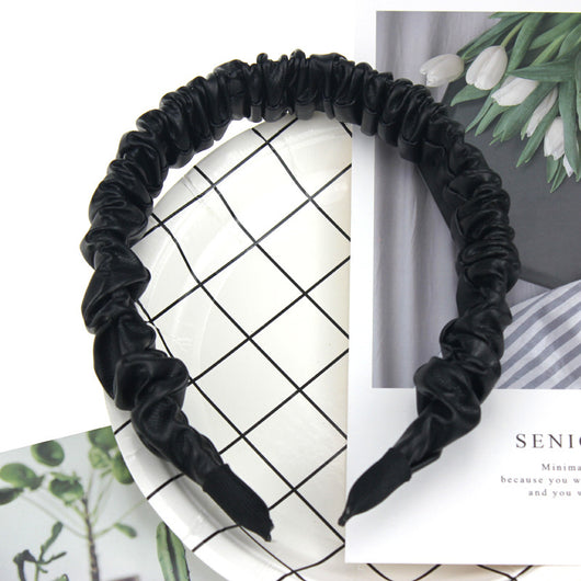 Diadema Plegable de Cuero Premium - Elegancia Minimalista y Versátil - Image 9