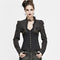 Camisa Vintage Patchwork con Cuello Parado Slim para Mujer