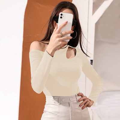 Blusa Casual de Manga Larga con Detalle Calado en la Cintura - Image 25