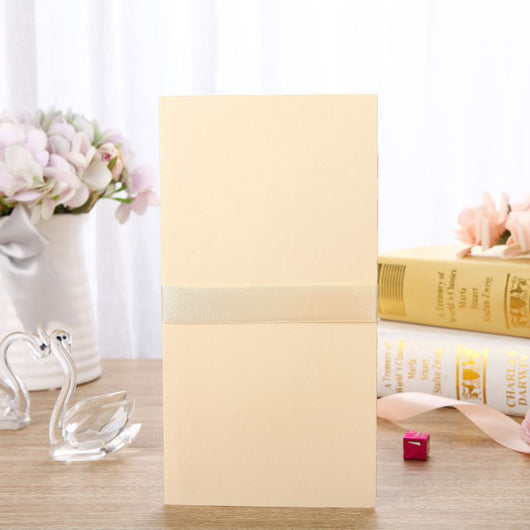 Invitación de Boda Estilo Chino con Cinta Vertical - Image 3