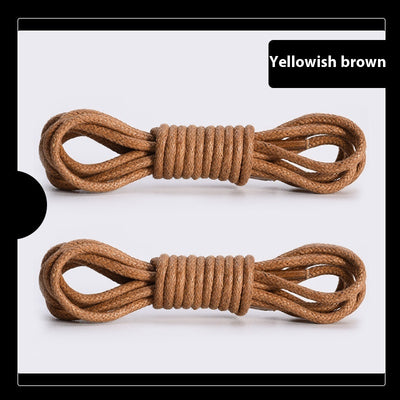 Cordones de Bota de Cuerda Encerada Redonda para Zapatos de Cuero - Un Par - Image 9