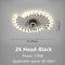 26 Heads Black Tricolor Light