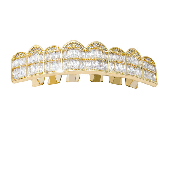 Grillz Hip-Hop Brillantes para Hombres y Mujeres