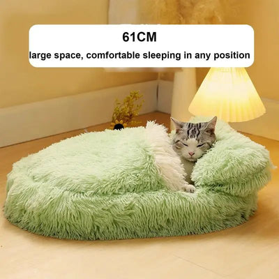 Cama Térmica Acogedora para Mascotas Pequeñas - Nido Antideslizante para Perros y Gatos - Image 11
