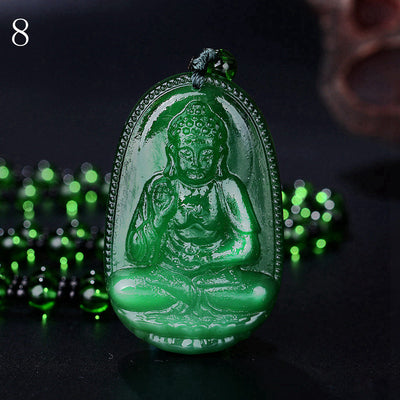 Colgante de Jaspe Verde con Patrono Zodiacal - Image 17