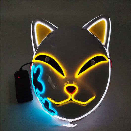 Máscara Luminosa de Anime para Cosplay y Eventos Comic - Image 9