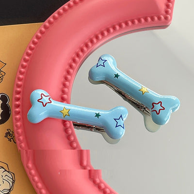 Pinza para Cabello Tipo Pico de Pato con Estampado de Hueso 'XINGX' - Image 2