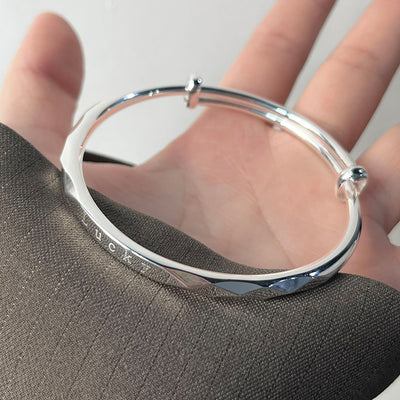 Pulsera de Plata Esterlina 999 para Mujer - Brazalete de Suerte - Image 12