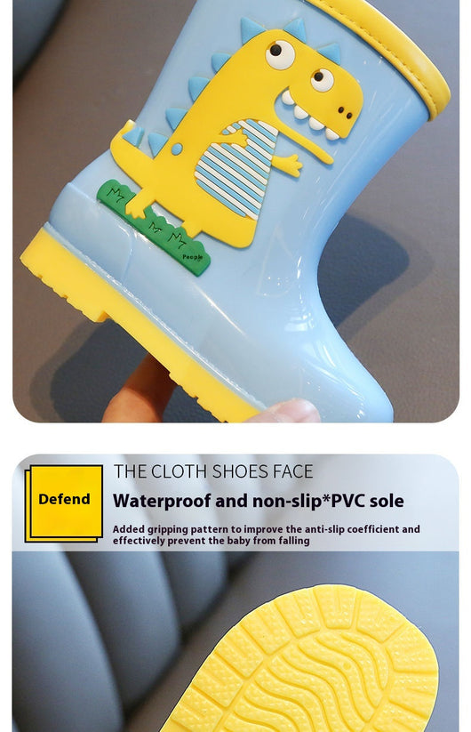 Botas de Lluvia Infantiles Antideslizantes con Diseños Divertidos - Image 13