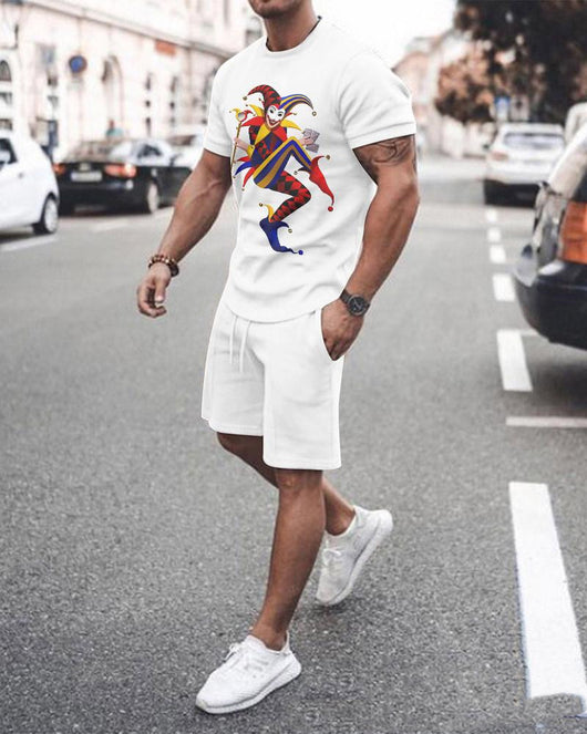Traje Suelto de Manga Corta 3D para Hombre - Diseño Moderno y Versátil - Image 4