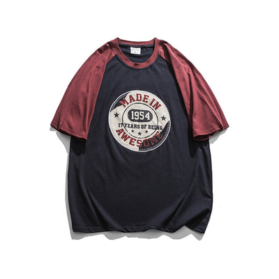 Playera Raglan Bicolor para Parejas - Manga Corta Hombre - Image 3