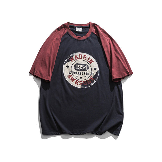 Playera Raglan Bicolor para Parejas - Manga Corta Hombre - Image 3