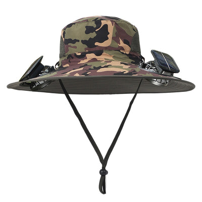 Sombrero Solar con Ventilador USB - Protección y Comodidad para Actividades Outdoor - Image 17