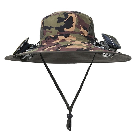 Sombrero Solar con Ventilador USB - Protección y Comodidad para Actividades Outdoor - Image 17