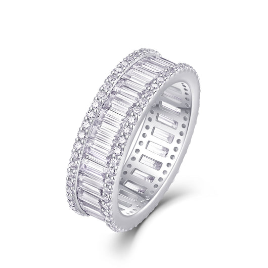 Anillo de Plata S925 con Moissanita que no se Desvanece - Image 10