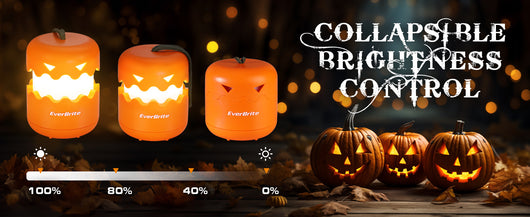 Lámpara LED Decorativa Calabaza Plegable para Halloween - Image 9