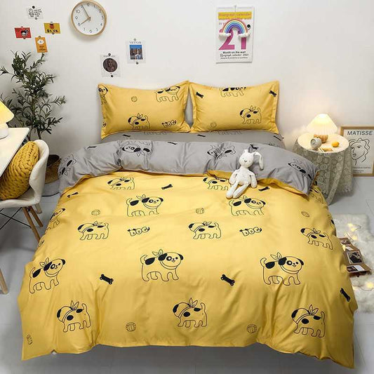 Conjunto de 4 Piezas en Algodón Estampado con Acabado Satinado - Image 2