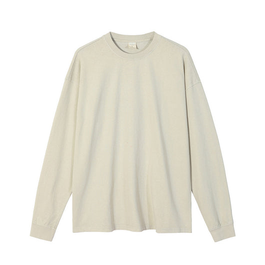 Camiseta Vintage Lavada Oversized de Manga Larga Premium - Image 11