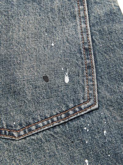 Jeans Anchos de Largo Completo Splash Ink para Hombre - Image 29
