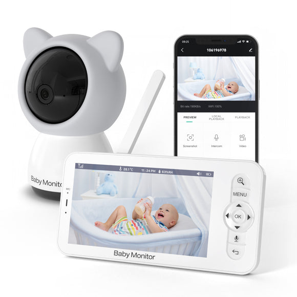 Monitor para Bebé con Visualización por Smartphone