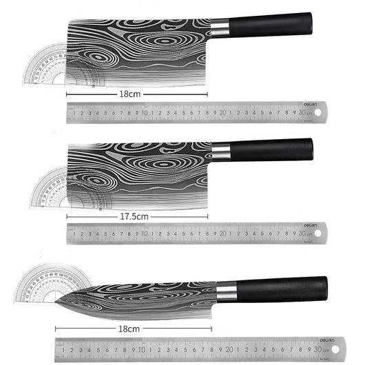 Cuchillo Profesional Damasco para Deshuesar y Picar - Image 4