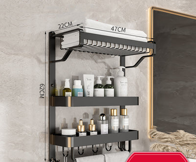 Organizador de Baño Mural Multicapa sin Perforaciones - Image 16