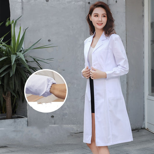 Bata Médica Blanca Profesional para Enfermeras y Doctoras - Image 14