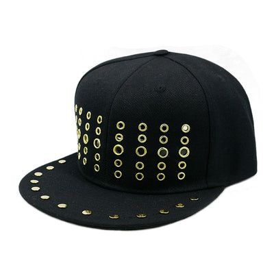 Gorra de Béisbol Hip Hop con Remaches Metálicos - Image 9