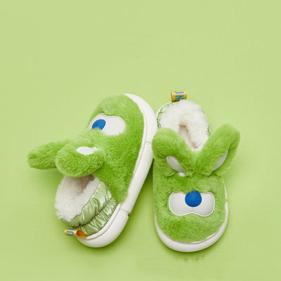 Pantuflas Infantiles de Algodón con Diseño de Conejo y Suela Antideslizante - Image 7