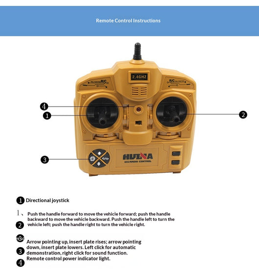Montacargas de Aleación con Control Remoto Inalámbrico - Vehículo de Ingeniería - Image 8